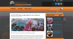 Desktop Screenshot of productionheads.com